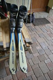ski lyže Blizzard 150 cm boty Salomon 26,5 cm EU 40 - 1