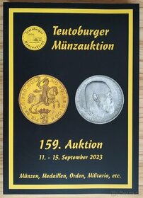 Zahraniční aukční katalog, numismatika