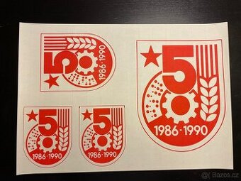 Plakát - 50 let KSČ -ROH komunismus, propaganda 24