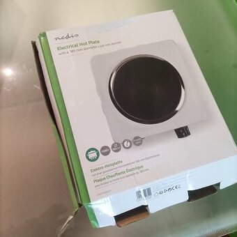 Nová elektrická plotýnka Nedis - nepoužitá