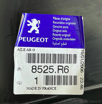 Peugeot 406 sedan OEM 8525.r6 zadny blatnik