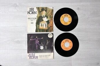 LP deska malá 2x ,, Jiří Korn"