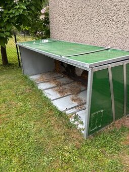 Kryt na dřevo / úložný box / přístřešek – plechový