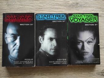 STAR TREK - 3 KNIHY V ANGLIČTINĚ AJ ENGLISH