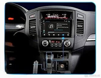 Mitsubishi Pajero infotainment