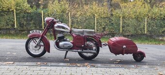 Jawa 350/354 + PAv 40/b 1957
