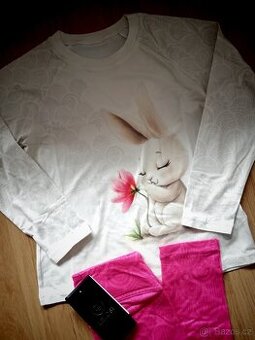 Divci dlouhé pyžamko Lapin