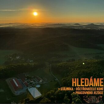 Hledáme stájníka/ošetřovatele a pracovního jezdce