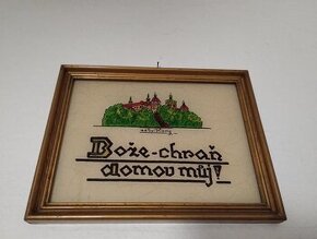 OBRAZ - BOŽE CHRAŇ DOMOV MůJ