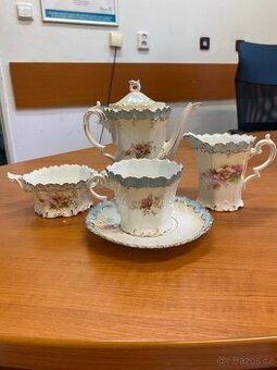 Starý porcelánový čajový servis R.S. Prussia (cca 1899)