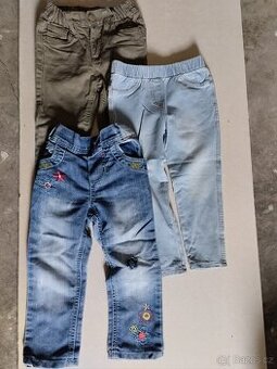 Dívčí kalhoty velikost 98