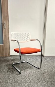 Designová konferenční, jednací židle Vitra Visavis 6 ks - 1