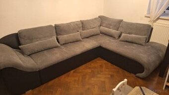 Rozkládací rohová sedačka 295×210 cm