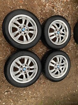 Prodám alu kola 16” na BMW včetně pneu