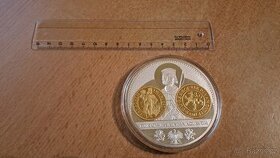 Specimen - velký dukát se Svatým Václavem - 2 ks