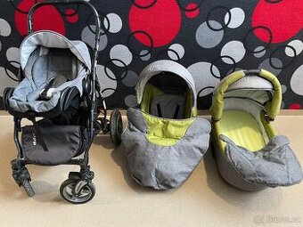 Kočárek trojkombinace + skejt