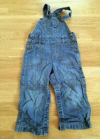 Džínové lacláčky kalhoty H&M velikost 86