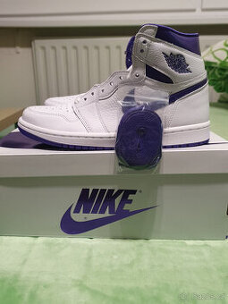 Jordan 1 Retro High - Court Purple (vel. 40/8,5)