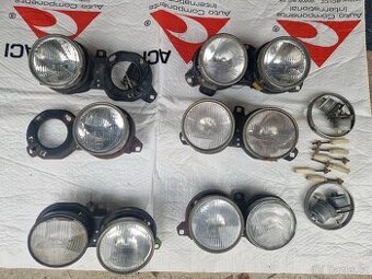 BMW e30 přední světla chrom mix