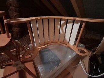 Dřevěná montessori houpačka