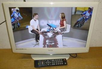 LCD televize 22 palců Technika s DVD, poškrábaná