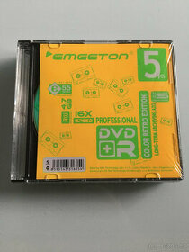 DVD+R EMGETON 4,7GB 16x 5ks slim pack