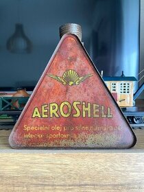 Aeroshell AeroShell stara plechovka od oleje