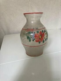 Váza z krakelovaného skla