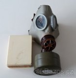 Prodám zachovalou plynovou masku s brašnou a filtrem - ČSSR