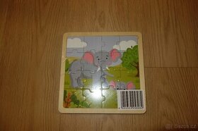 Playtive dřevěné puzzle 3+ (16 dílků)