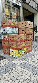 Banánové krabic - banánovky - uskladnění - stěhování