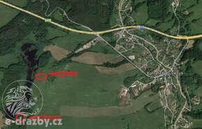 Pozemky (3.394 m2), Kunratice u Cvikova, Česká Lípa. - 1