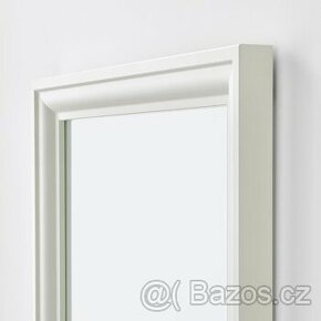 Zrcadlo, bílá, 75x165 cm