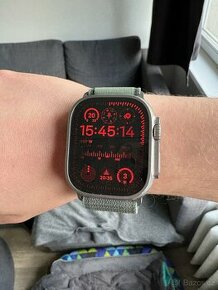 Apple Watch Ultra 49mm titan / zelený alpský tah