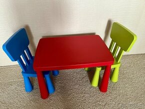 Dětský stůl a židle Ikea