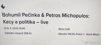 Kecy a politika - Praha rock café 8.4.