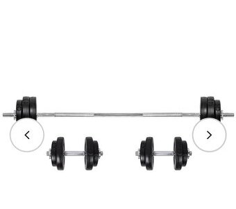 Nakládací činkový set inSPORTline BS08 3-50 kg