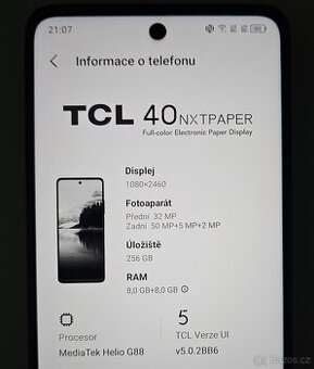 TCL 40 Nxtpaper 8/256GB