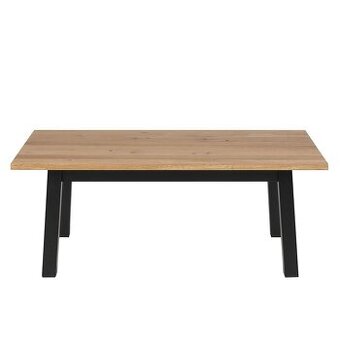 Konferenční stolek,117 cm, DÝHA dub (NOVÉ NEROZBALENO)