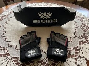 Iron Aesthetics - fitness opasek a rukavice