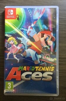 Nintendo Switch hra - Mario Tennis Aces (perfektní stav)