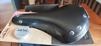 Selle Italia Epoca - kožené sedlo v retro stylu - 1