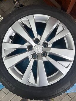 Sada hliníkových kol 17 Peugeot alu kola 5x108 ET 42 215/55