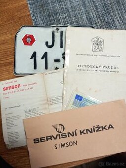 Doklady, Simson s51 enduro, r. v. 83,6V.