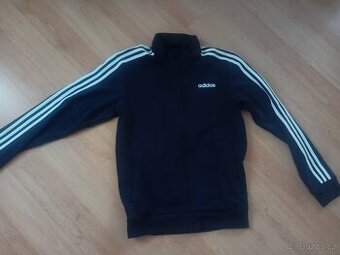 Pánská mikina zn. Adidas, vel. S - modrá, minimálně nošena