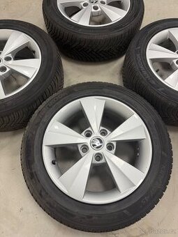 Alu kola Octavia 3 5x112 r16 pneu 205/55 r16 et 46