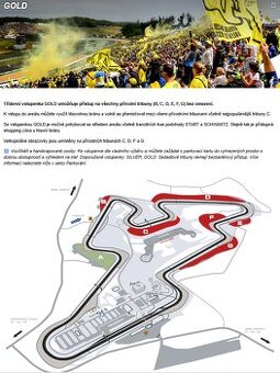 Vstupenky Gold MotoGP