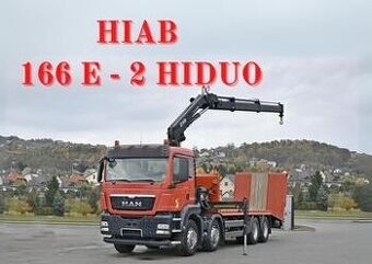 MAN TGS 35.360-8x2–Odtahový speciál+HR-HIAB 166 E-2 HIDUO