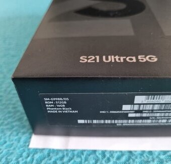 Samsung S21 Ultra 16 GB / 512 GB