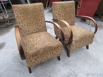 Nabízím elegantní Křesla Jindřich Halabala. Pevná konstrukce